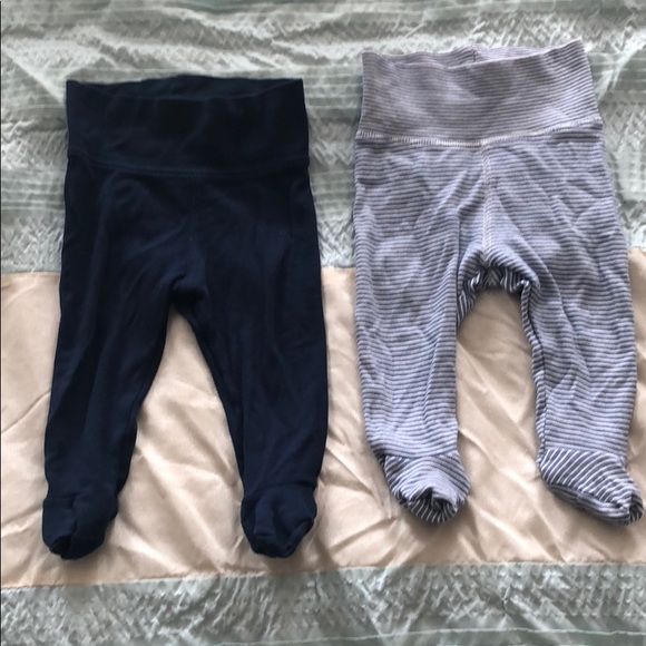 h&m footed baby pants